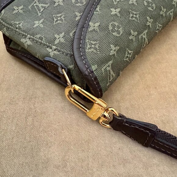 VTG Auth. LOUIS VUITTON Marjorie Mini Lin Monogram TH0063 Baguette Hobo Bag - Picture 5 of 13